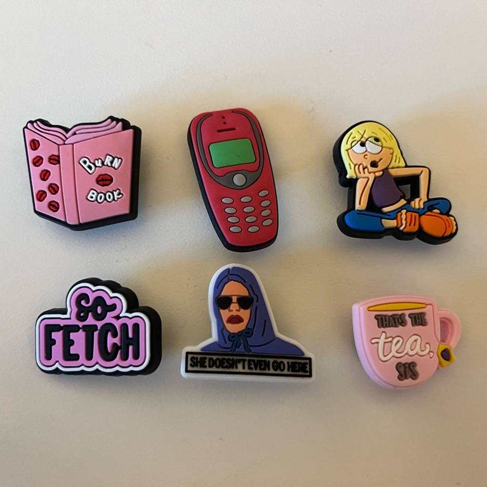 Y2K / Mean Girls / Lizzie McGuire Crocs Shoe Charms Set